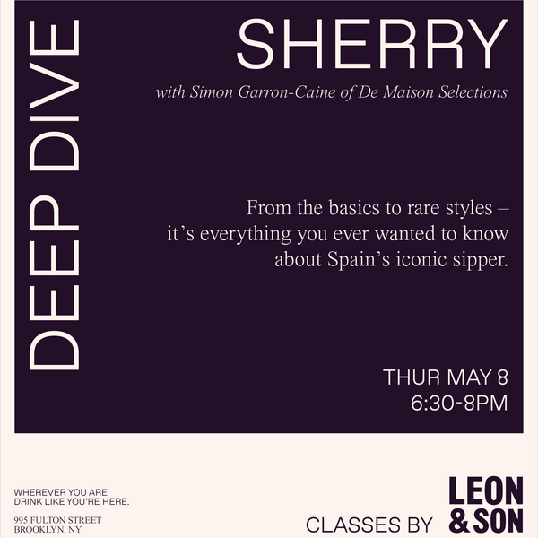 Deep Dive: Sherry with Simon Garron-Caine