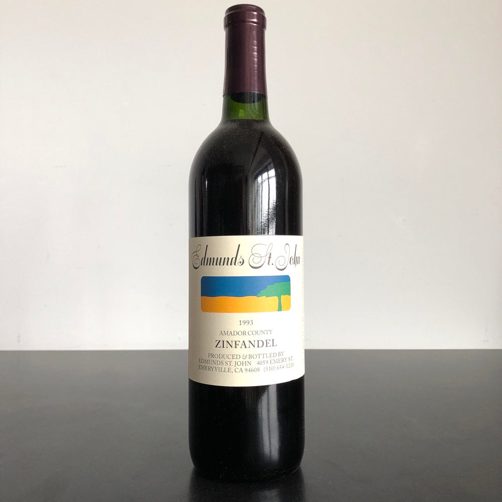 1993 Edmunds St. John Story Vineyard Zinfandel, Amador County, USA