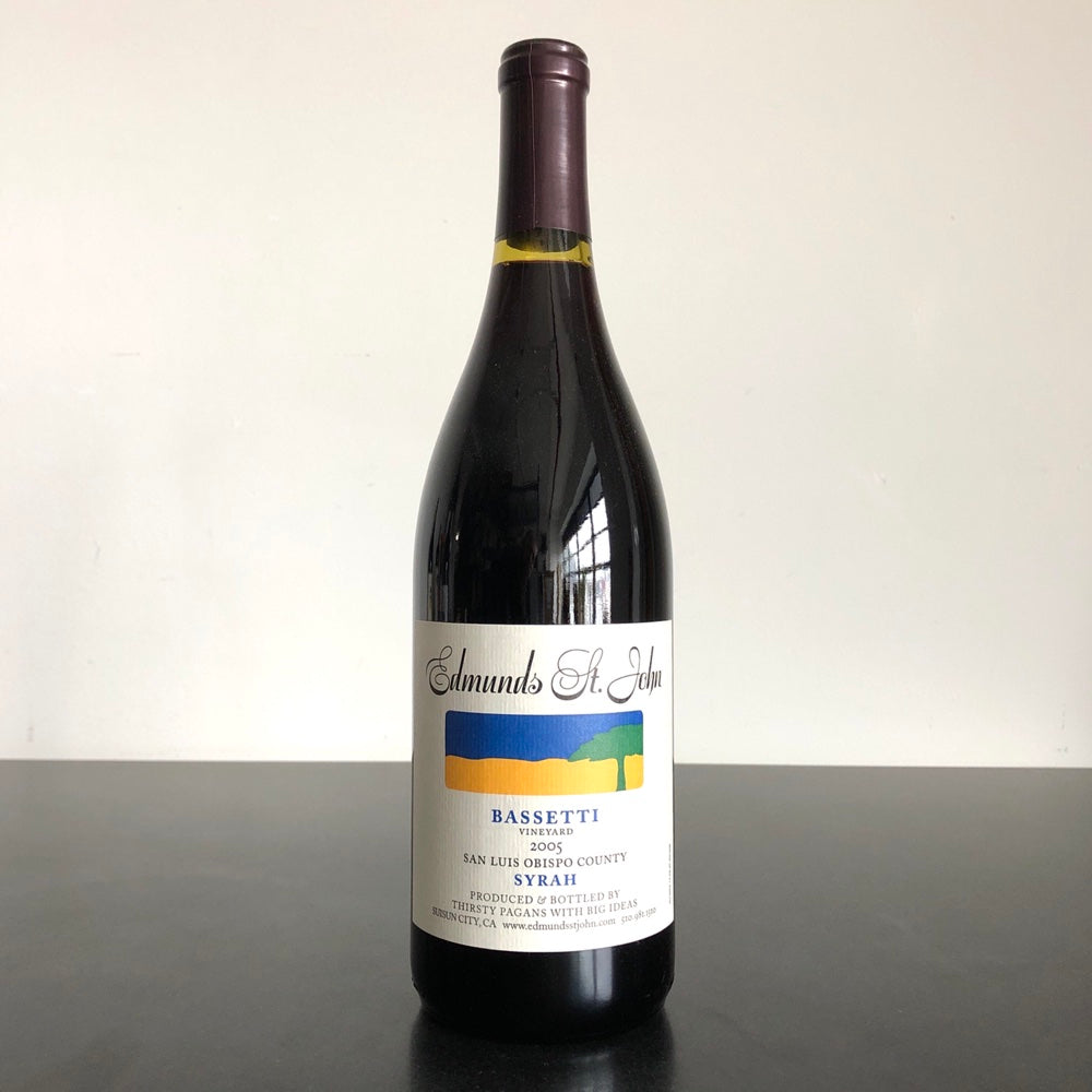 2005 Edmunds St. John Bassetti Vineyard Syrah, San Luis Obispo