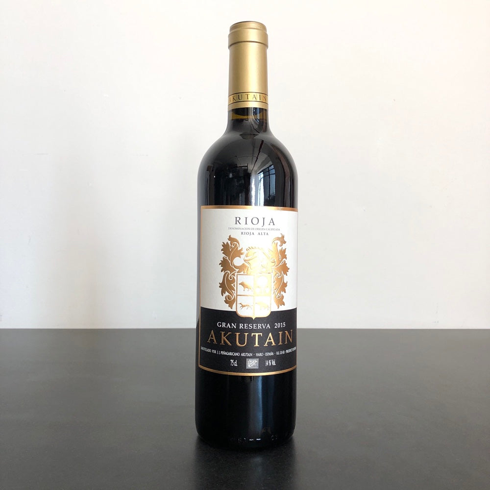 2015 Bodega Akutain Gran Reserva, Rioja DOCa, Spain