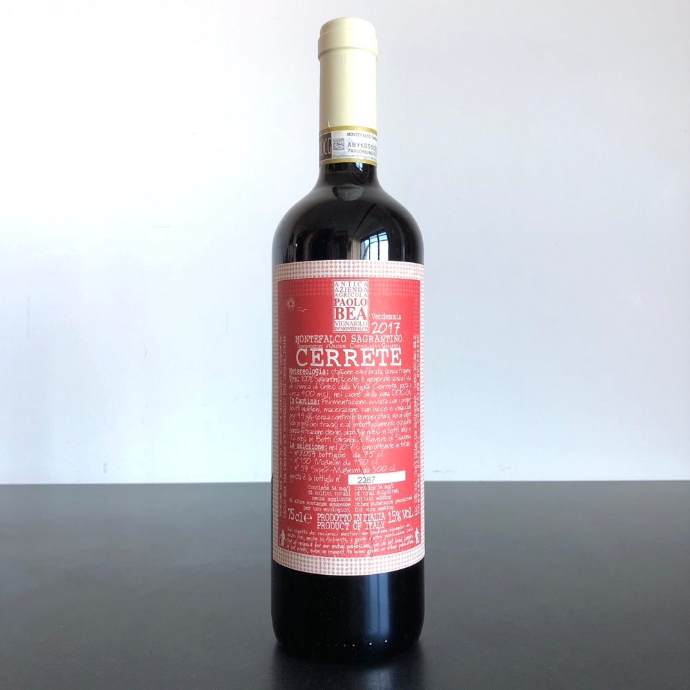 2017 Paolo Bea Cerrete Montefalco Sagrantino DOCG, Italy