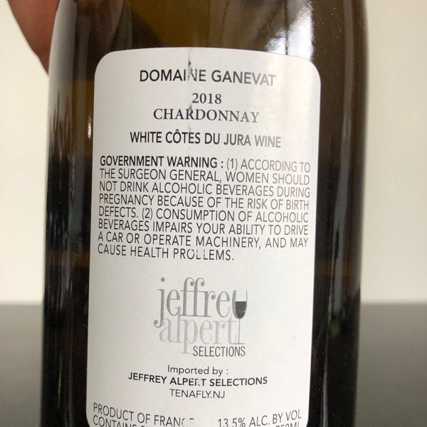 2018 Anne et Jean-Francois Ganevat Cotes du Jura Les Grands Teppes Vieilles Vignes Blanc, France
