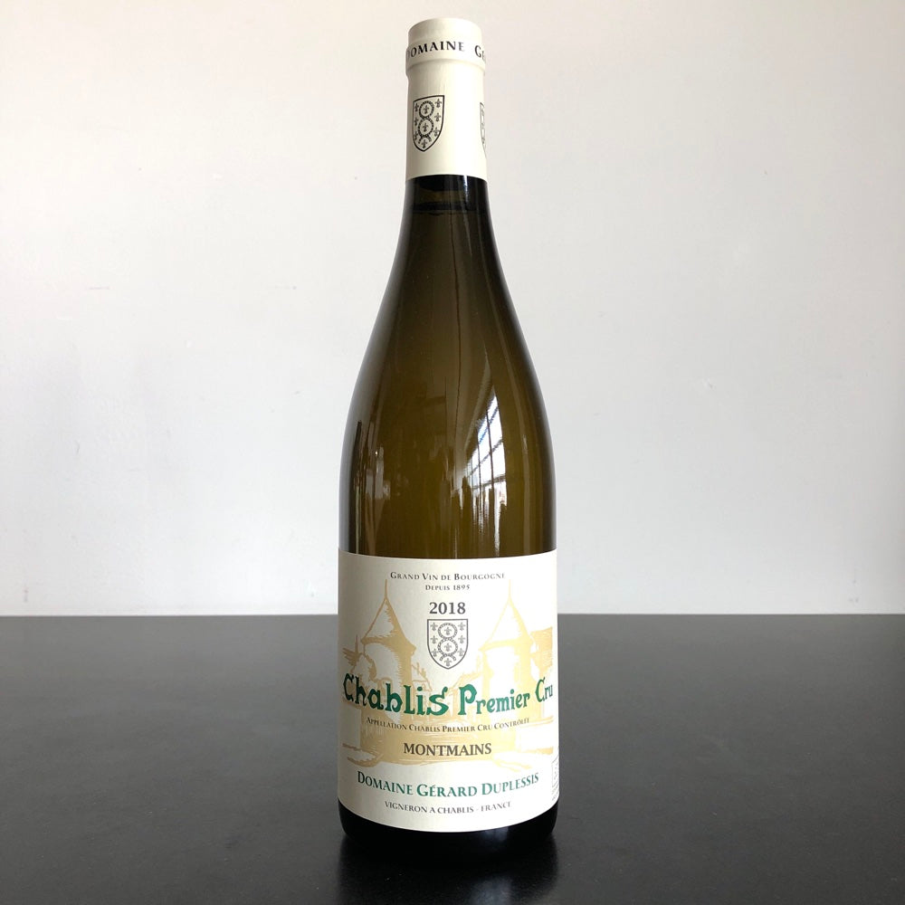 2018 Domaine Gerard Duplessis Montmains Chablis Premier Cru, France