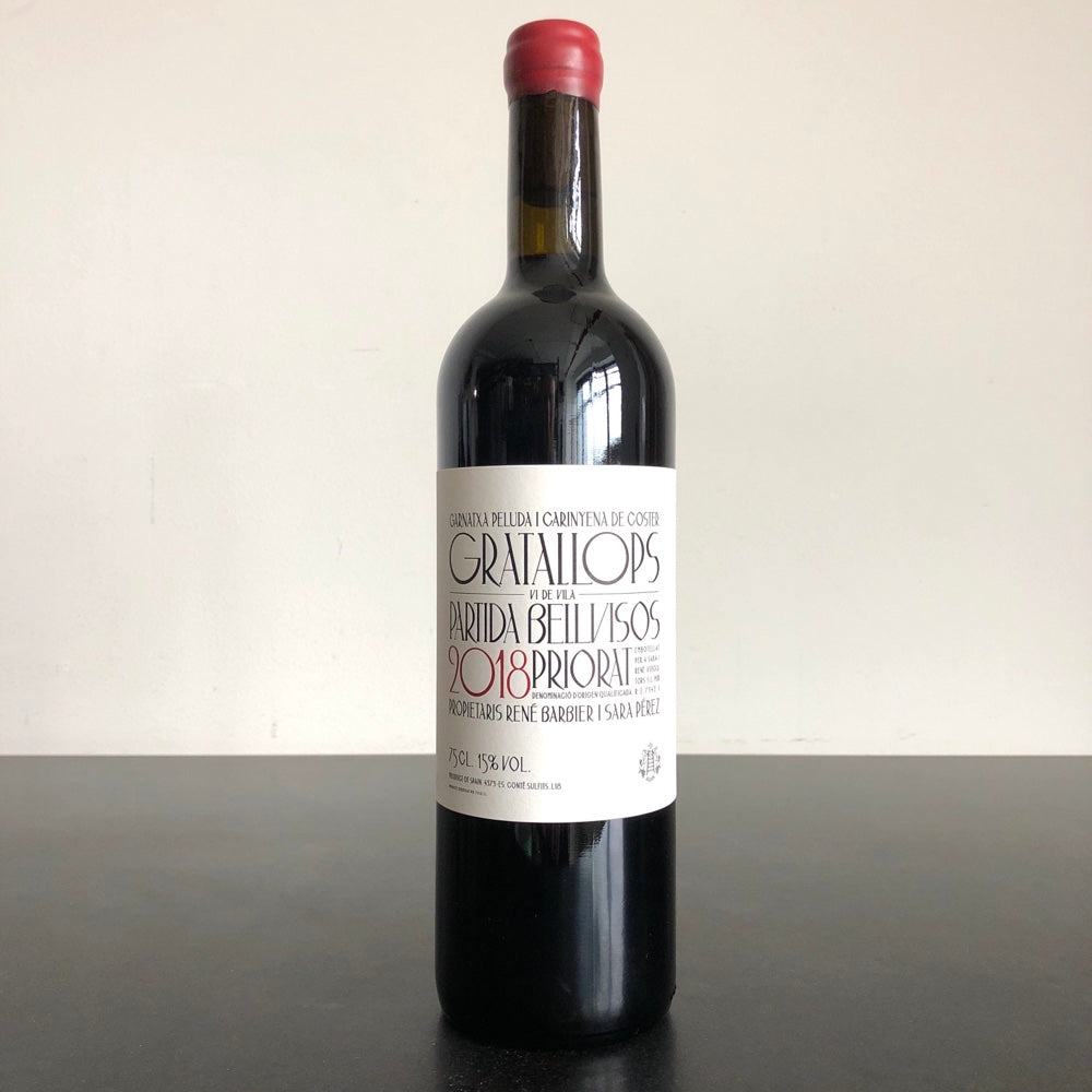 2018 Rene Barbier-Sara Perez Gratallops Partida Bellvisos, Priorat DOCa, Spain