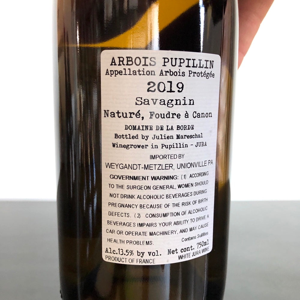 2019 Domaine de la Borde Savagnin Ouille 'Foudre a Canon' Nature, Jura, France