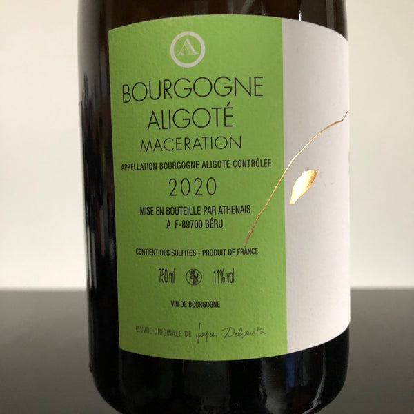 2020 Chateau de Beru Athenais  Bourgogne Aligote 'Maceration', Burgundy, France