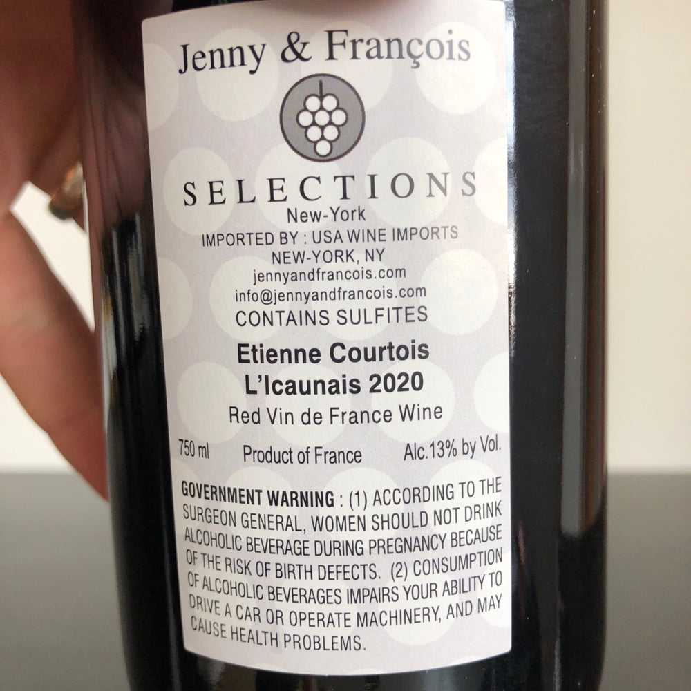 2020 Claude Courtois Les Cailloux du Paradis 'L'Icaunais'