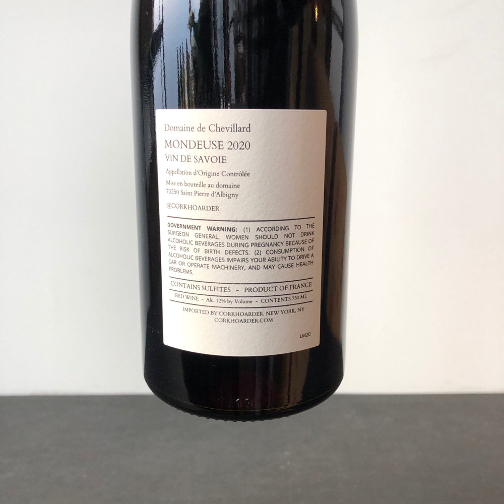 2020 Domaine de Chevillard Mondeuse, Vin de Savoie, France