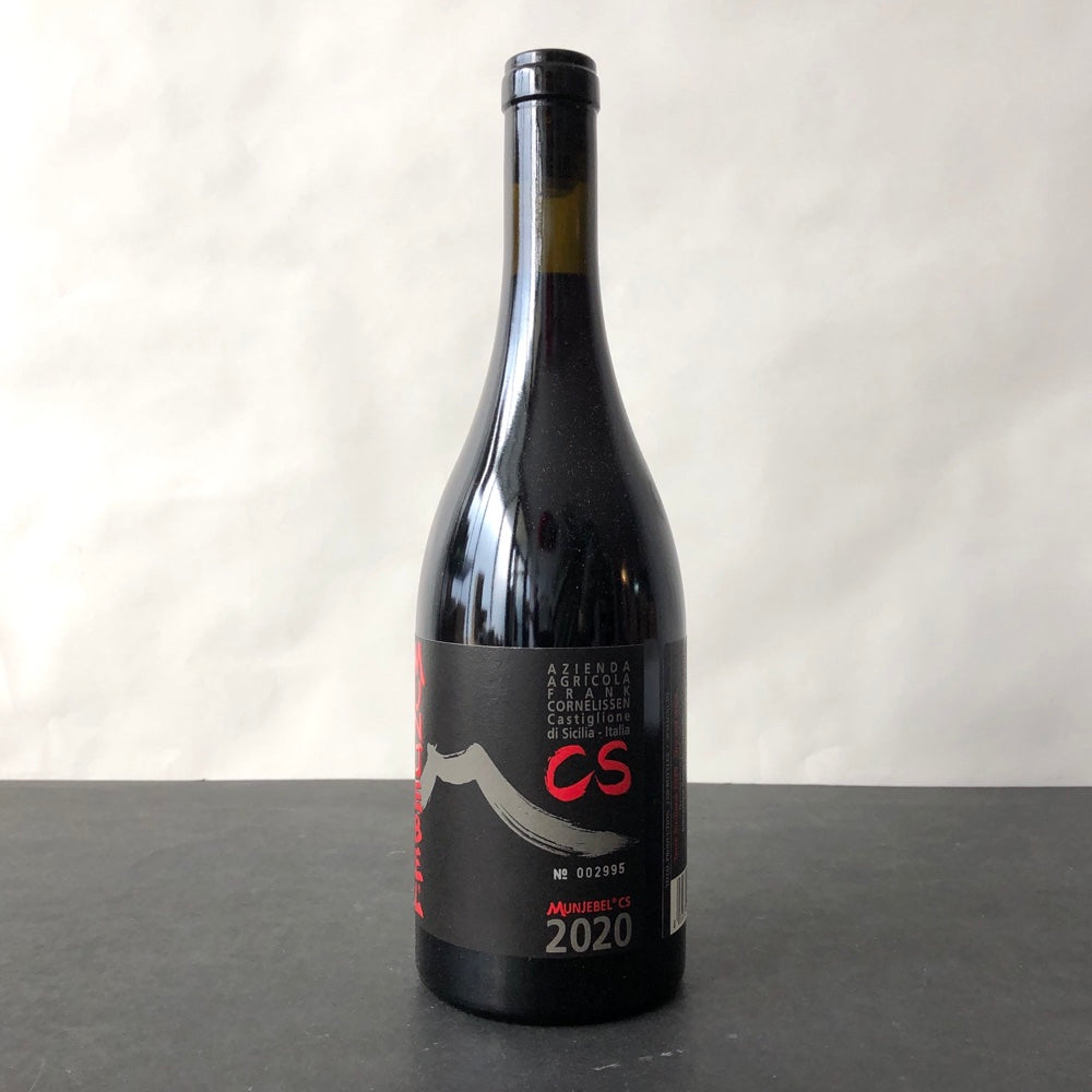 2020 Frank Cornelissen 'Munjebel CS' Terre Siciliane Rosso IGT, Sicily, Italy
