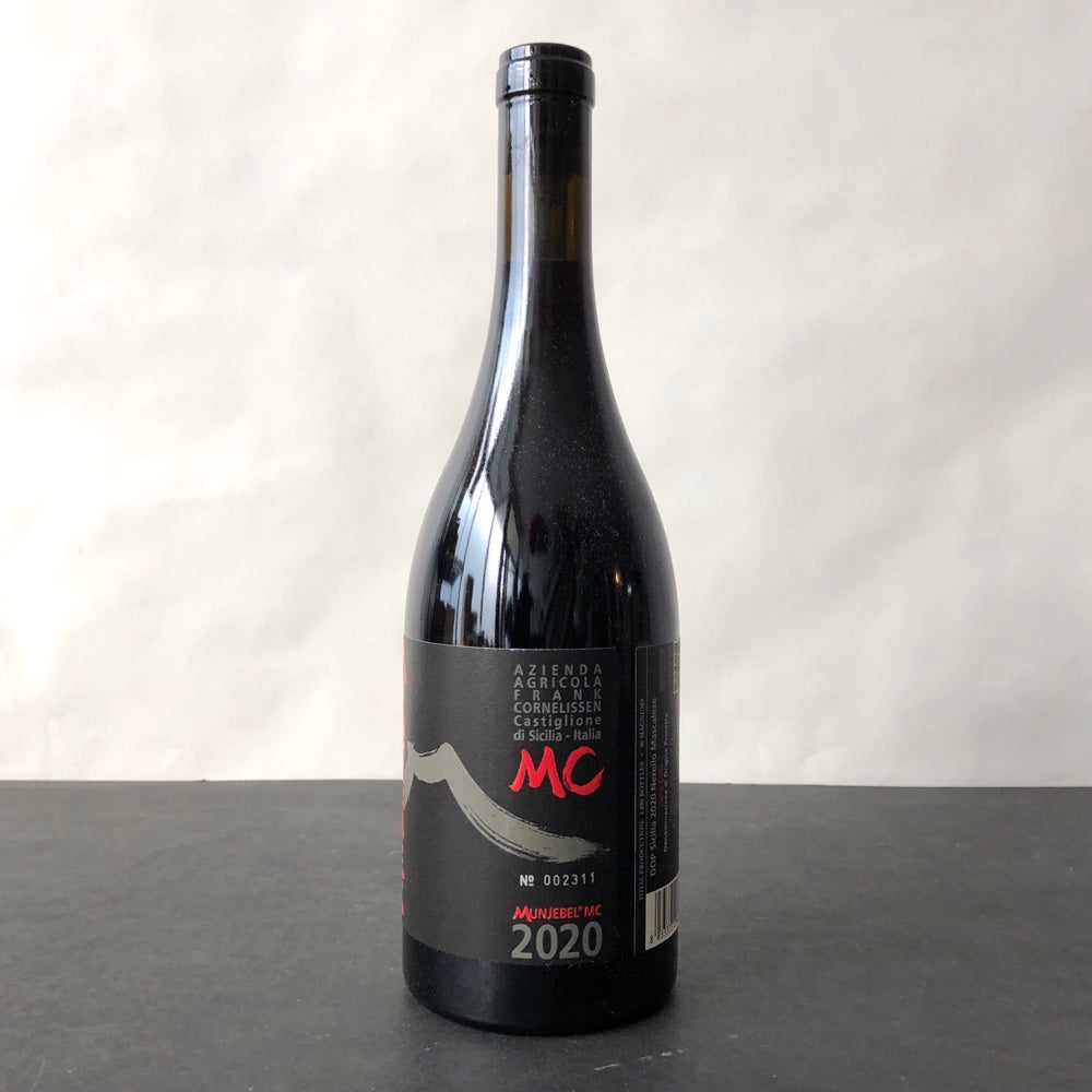 2020 Frank Cornelissen 'Munjebel MC' Terre Siciliane Rosso IGT, Sicily, Italy