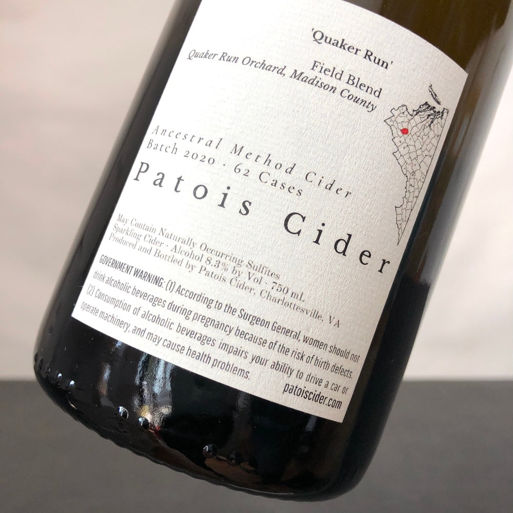 2020 Patois Cider 'Quaker Run' Virginia, United States