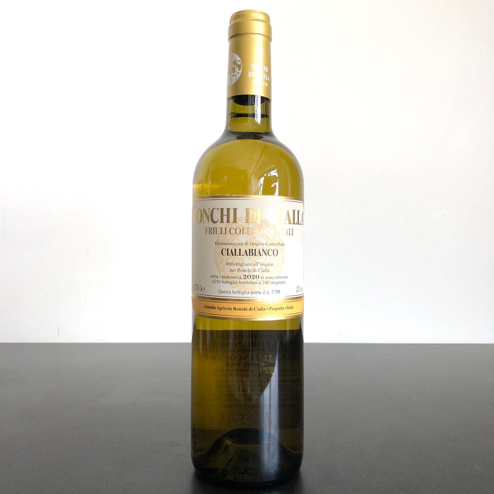 2021 Ronchi Di Cialla Bianco, Colli Orientali del Friuli Cialla, Friuli-Venezia Giulia, Italy