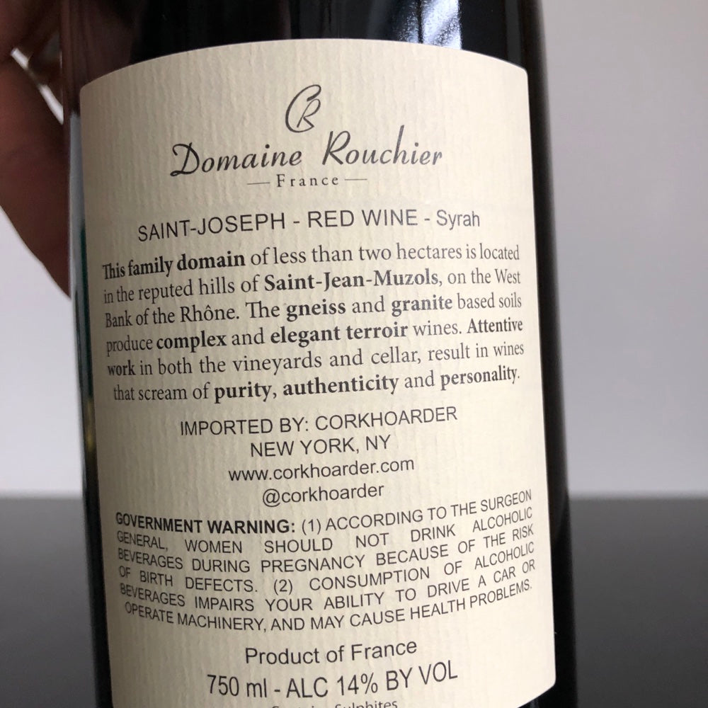 2020 Rouchier Saint-Joseph Luc, Rhone, France