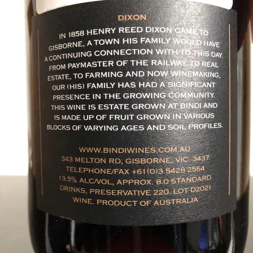 2021 Bindi 'Dixon' Pinot Noir, Macedon Ranges, Australia