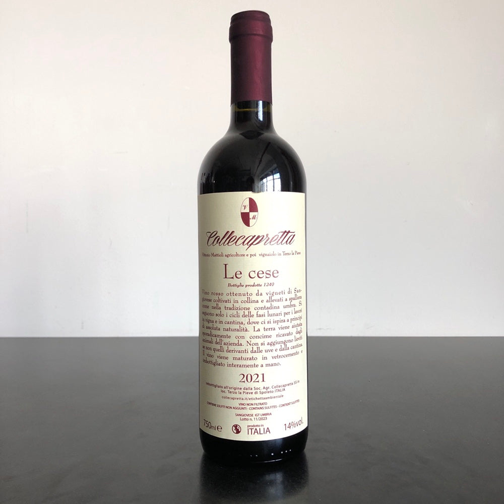 2021 Collecapretta 'Le Cese' Sangiovese Umbria IGT, Italy