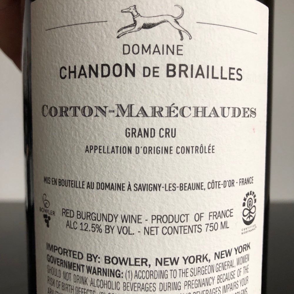 2021 Domaine Chandon de Briailles Corton Les Maréchaudes Grand Cru, Cote de Beaune, France