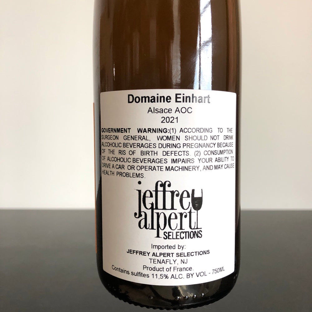 2021 Domaine Einhart, Muscana Pur'Aisin, Alsace, France