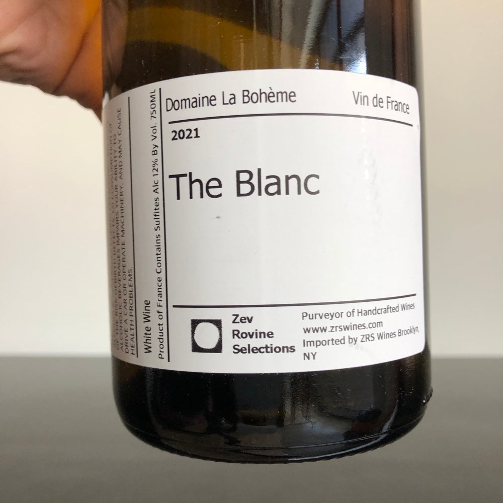 2021 Domaine La Boheme (Patrick Bouju) 'The Blanc' Auvergne, Vin de France