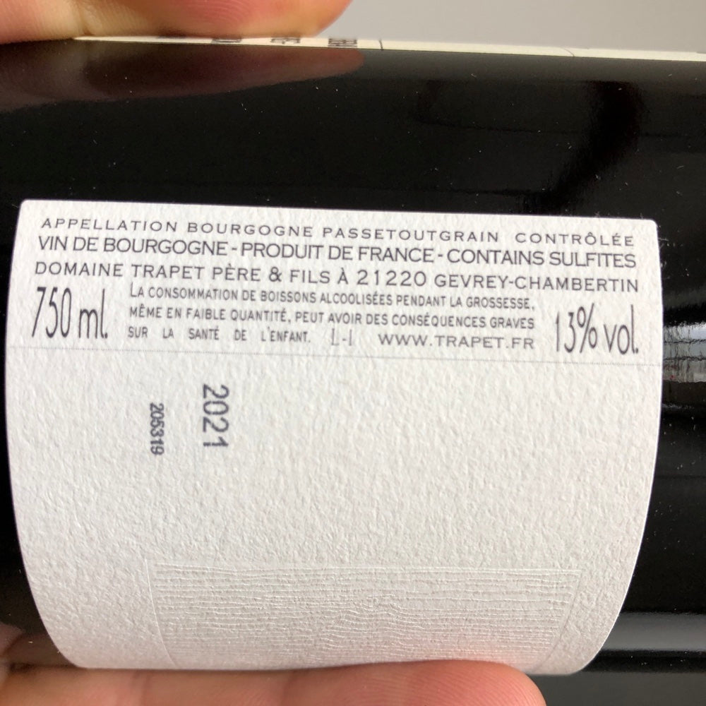 2021 Domaine Trapet Pere et Fils Bourgogne Passetoutgrains A Minima Burgundy, France