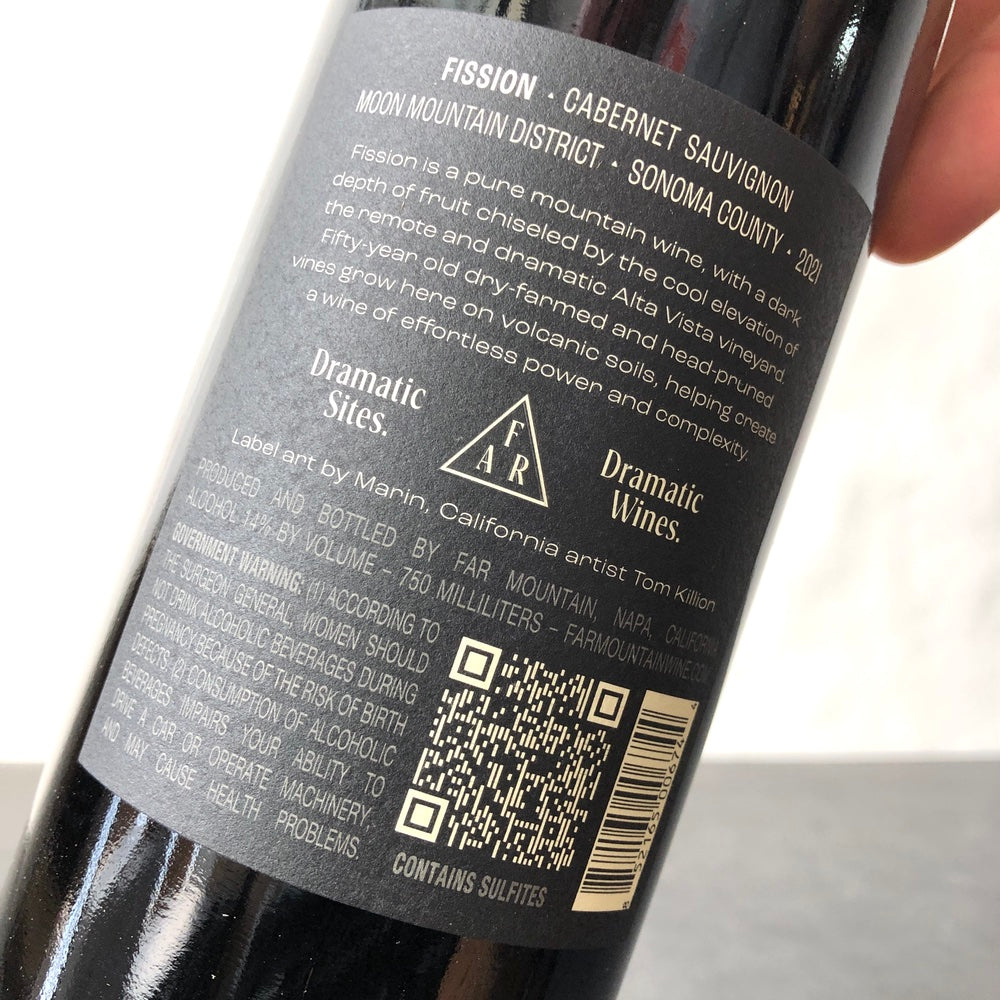 2021 Far Mountain Fission Cabernet Sauvignon, Sonoma Valley, USA