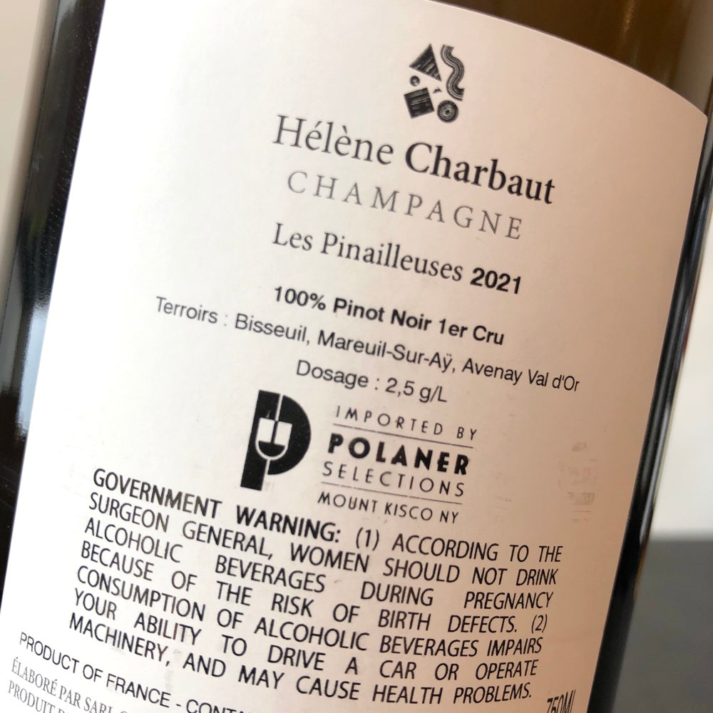 2021 Helene Charbaut 'Les Pinailleuses Premier Cru Extra Brut', Champagne, France
