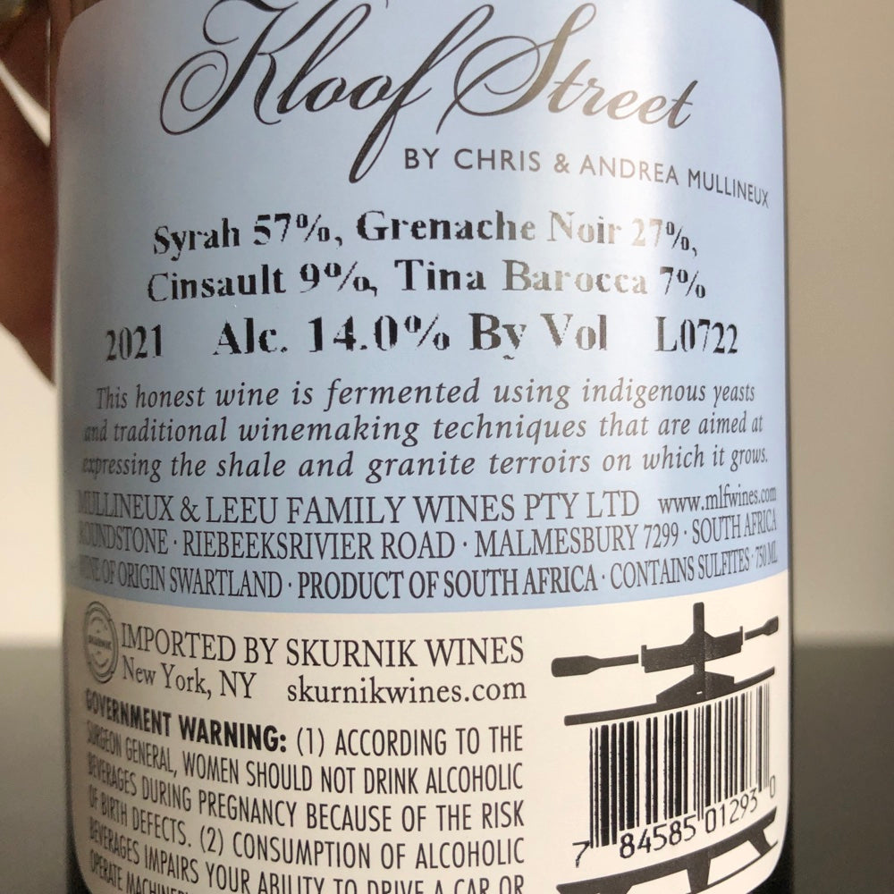 2021 Kloof Street Swartland Rouge