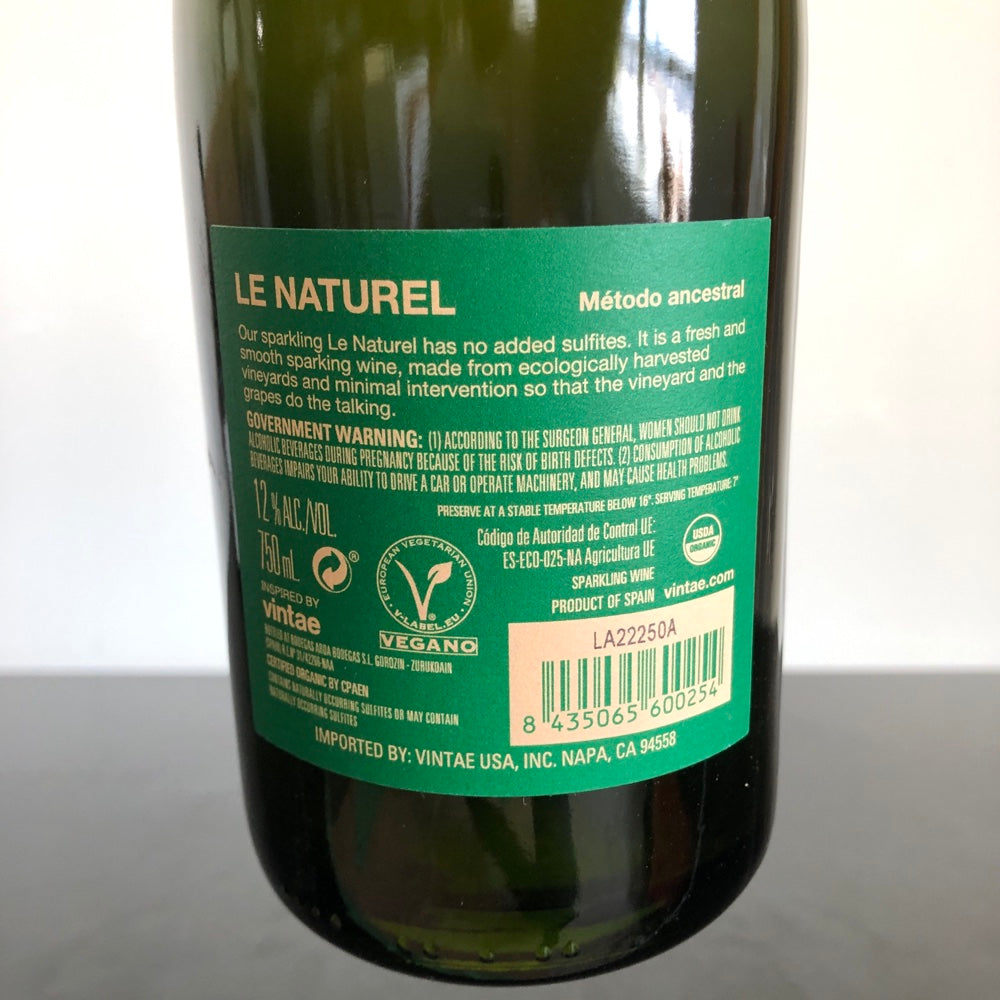 2021 Bodegas Aroa Le Naturel, Navarra Pettilant Natural