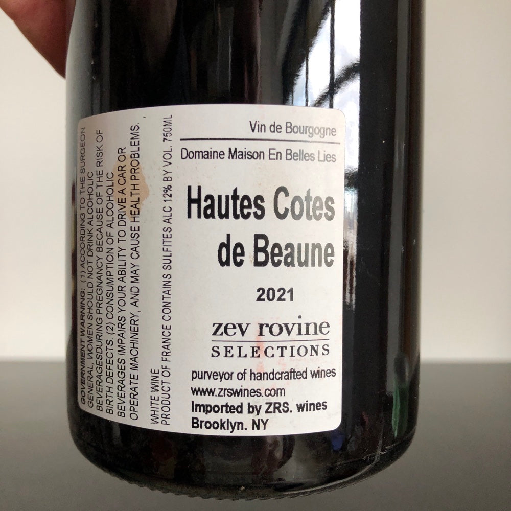 2021 Maison En Belles Lies Hautes Cotes de Beaune, Burgundy, France