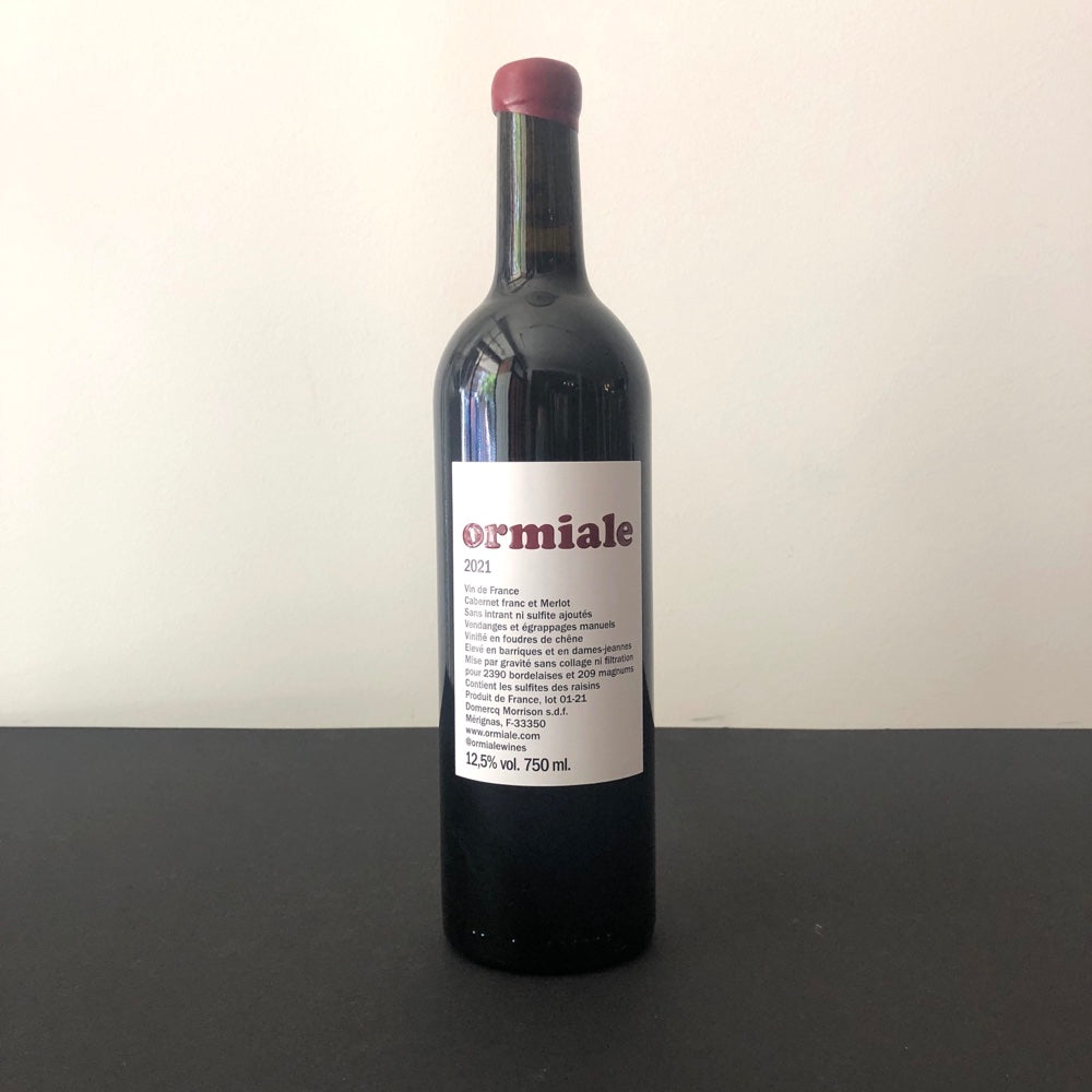 2021 Ormiale, Bordeaux Superieur, France