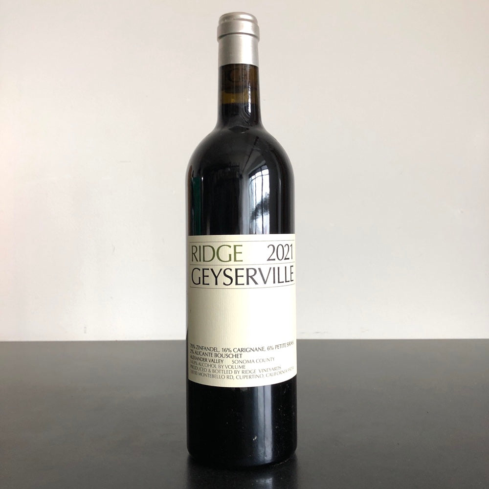 2021 Ridge Vineyards Geyserville, Alexander Valley, USA