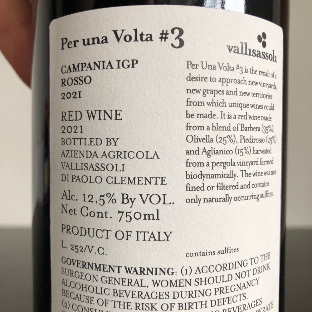 2021 Vallisassoli Per Una Volta #03 Rosso, Campania