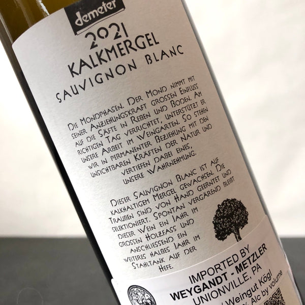 2021 Weingut Kogl 'Kalkmergel' Sauvignon Blanc, Sudsteiermark DAC, Austria