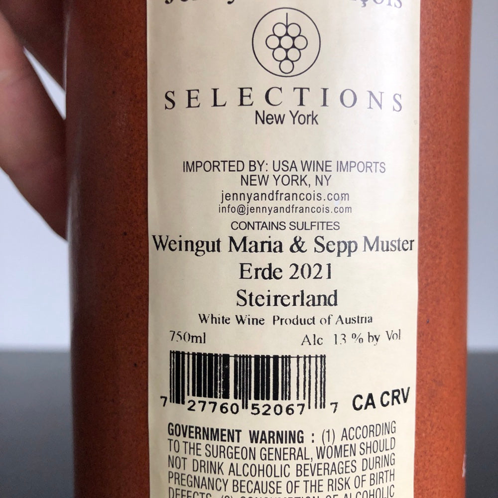 2021 Weingut Maria & Sepp Muster Erde, Steiermark, Austria