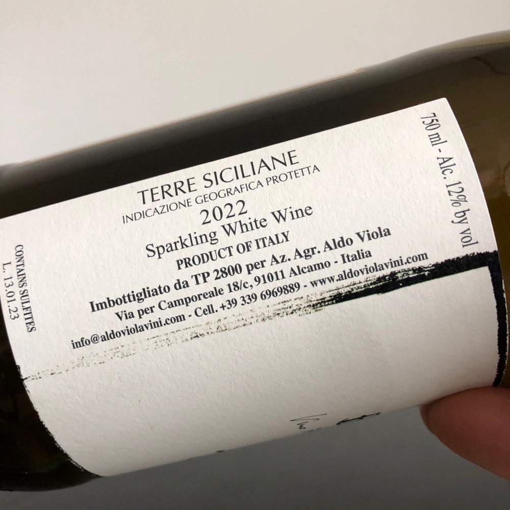 2022 Aldo Viola Brutto Terre Siciliane Vino Frizzante Sicily, Italy