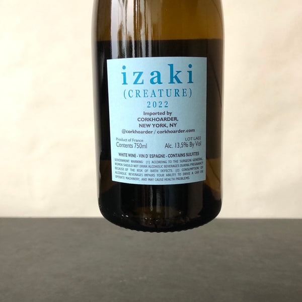 2022 Alfredo Egia 'Izaki', Bizkaiko Txakolina, Spain