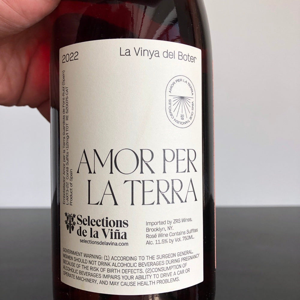 2022 Amor Per La Terra 'La Vinya del Boter', Catalonia, Spain