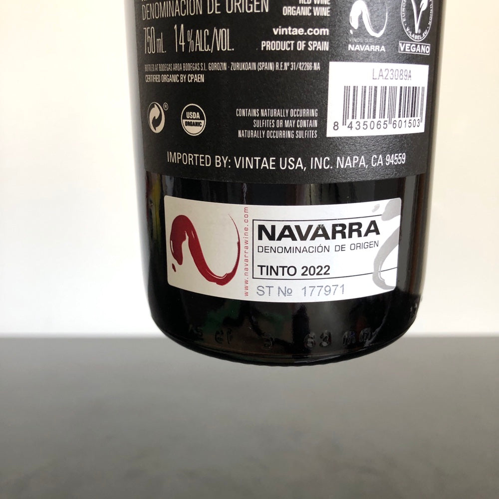 2022 Bodegas Aroa 'Le Naturel' Garnacha, Navarra, Spain