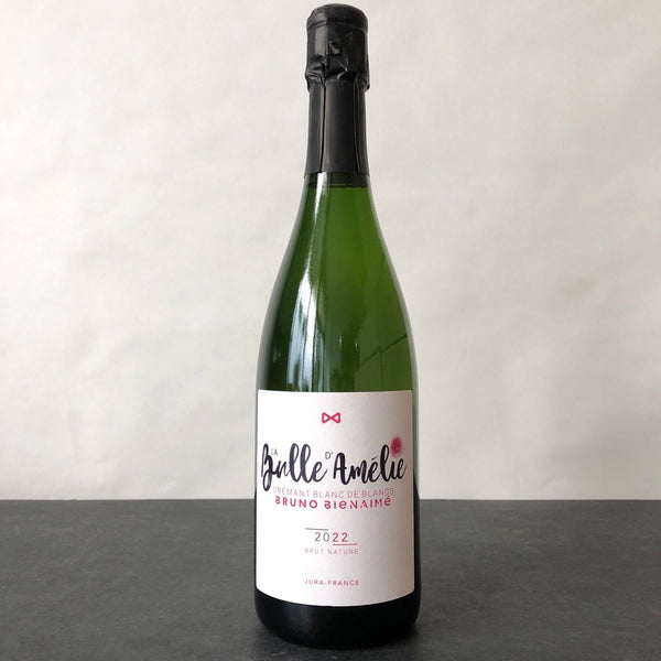 2022 Bruno Bienaime Cremant du Jura 'La Bulle d'Amelie' Blanc de Blancs Brut Nature, France