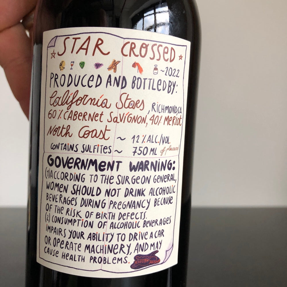 2022 California Star ' Star Crossed' Stonebar (Cabernet/Merlot)