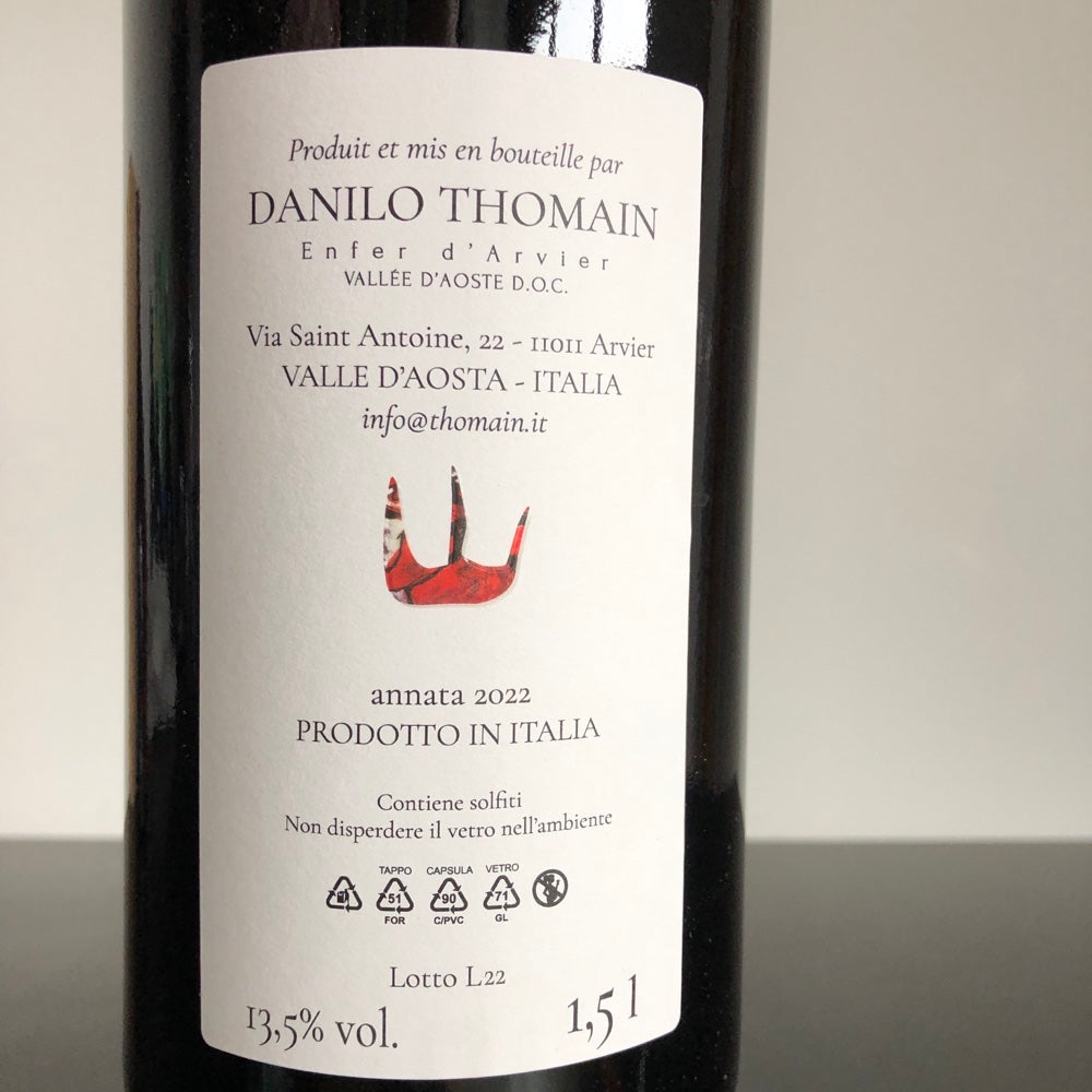 2022 Danilo Thomain Valle d'Aosta Enfer d'Arvier 1.5L Magnum Aosta Valley, Italy