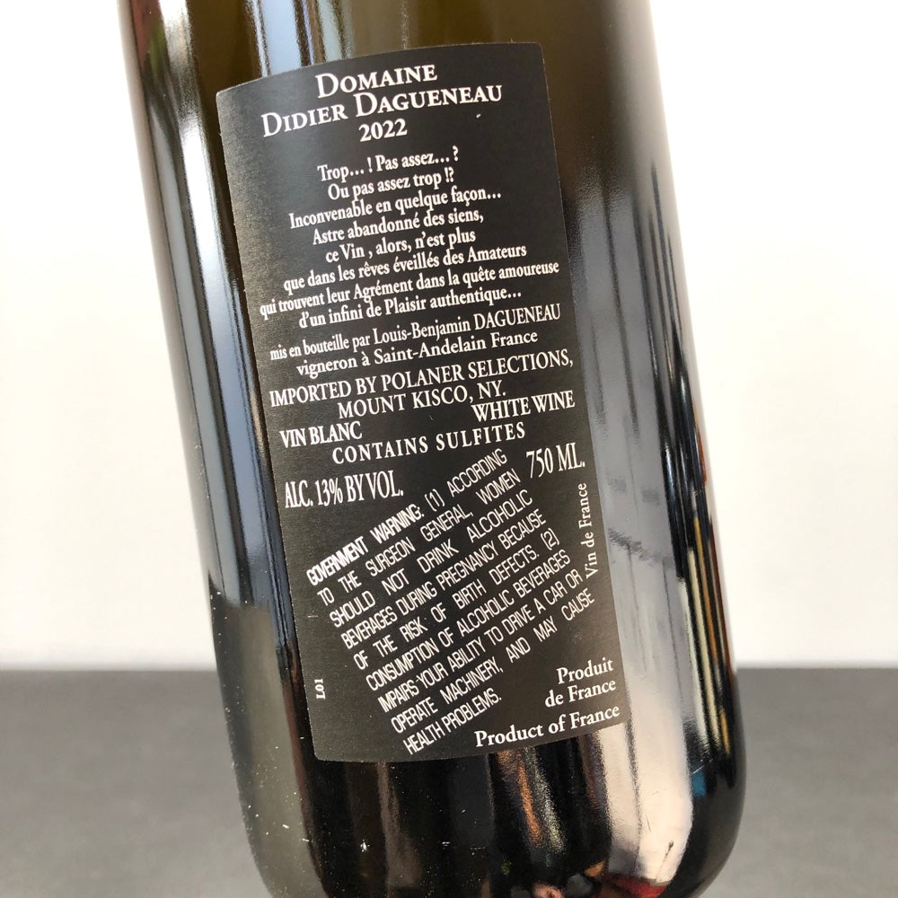2022 Didier Dagueneau Pouilly-Fume Silex, Loire, France