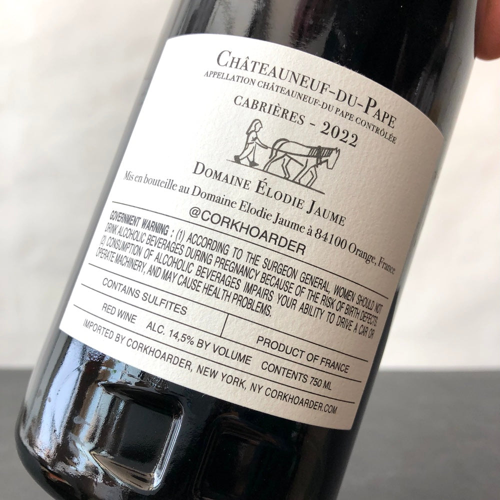 2022 Domaine Elodie Jaume Chateauneuf-du-Pape Cabrieres, Rhone, France