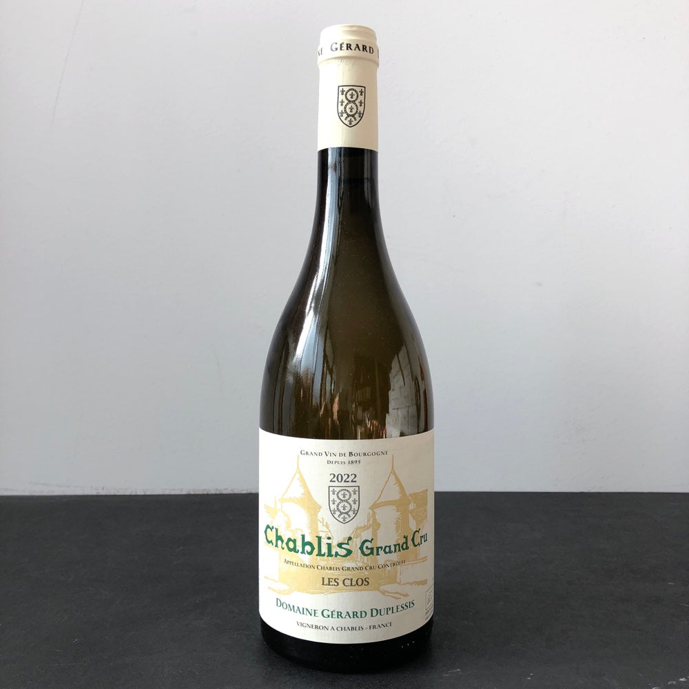 2022 Domaine Gerard Duplessis Les Clos Chablis Grand Cru, France