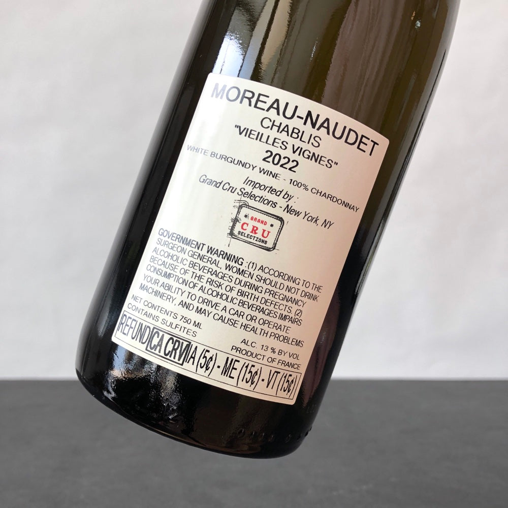 2022 Domaine Moreau-Naudet Chablis 'Pargues', Vielles Vignes, France