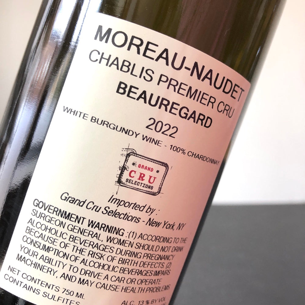 2022 Domaine Moreau-Naudet, Beauregard Chablis Premier Cru, France