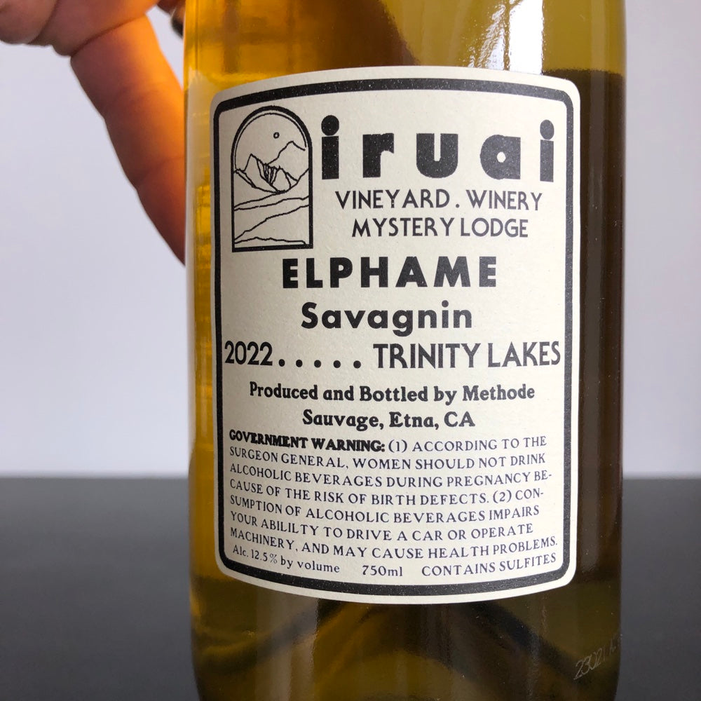 2023 Iruai 'Elphame' Savagnin, Trinity Lakes, USA