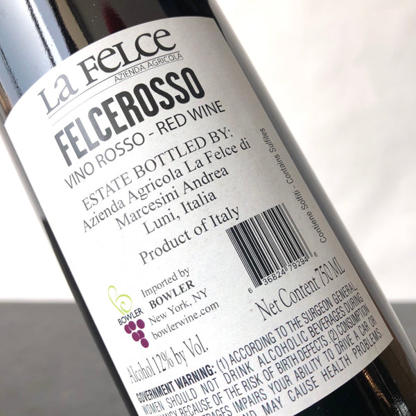2022 La Felce 'FelceRosso', Liguria, Italy