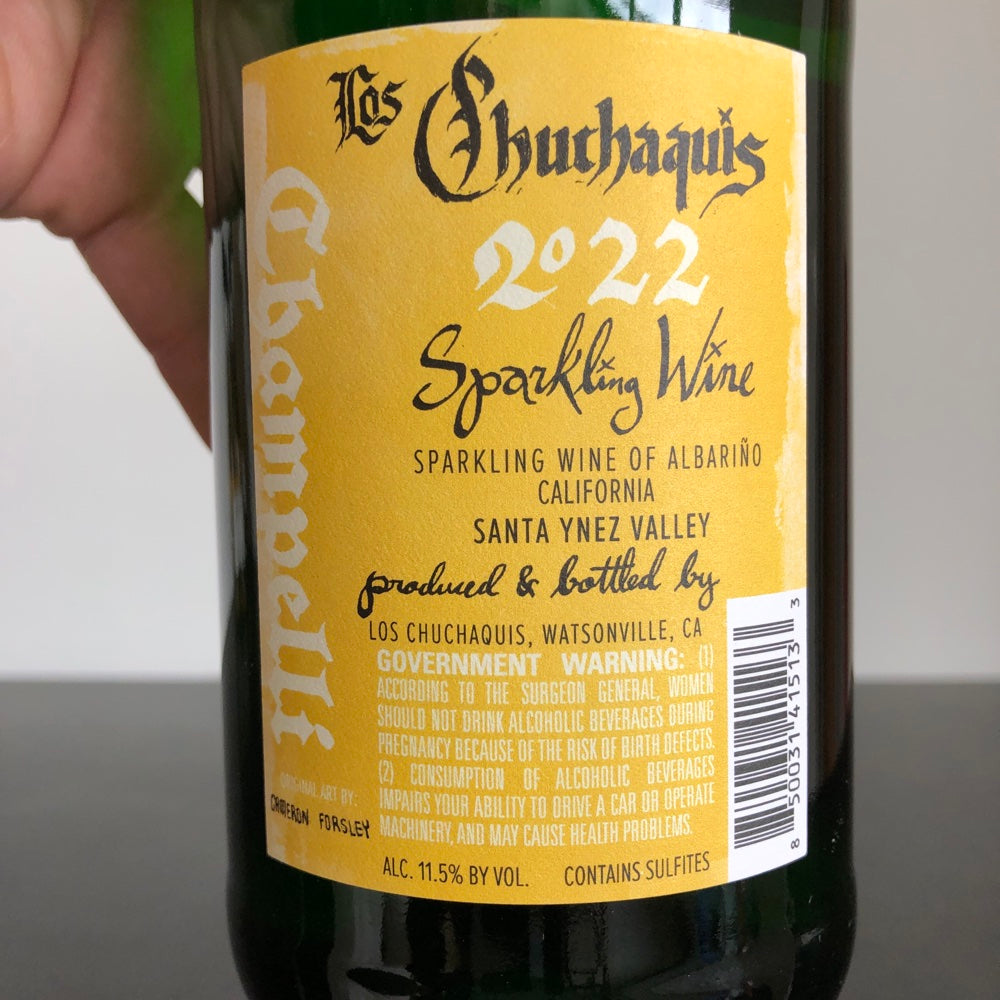 2022 Los Chuchaquis Methode Ancestrale Santa Ynez Valley, USA