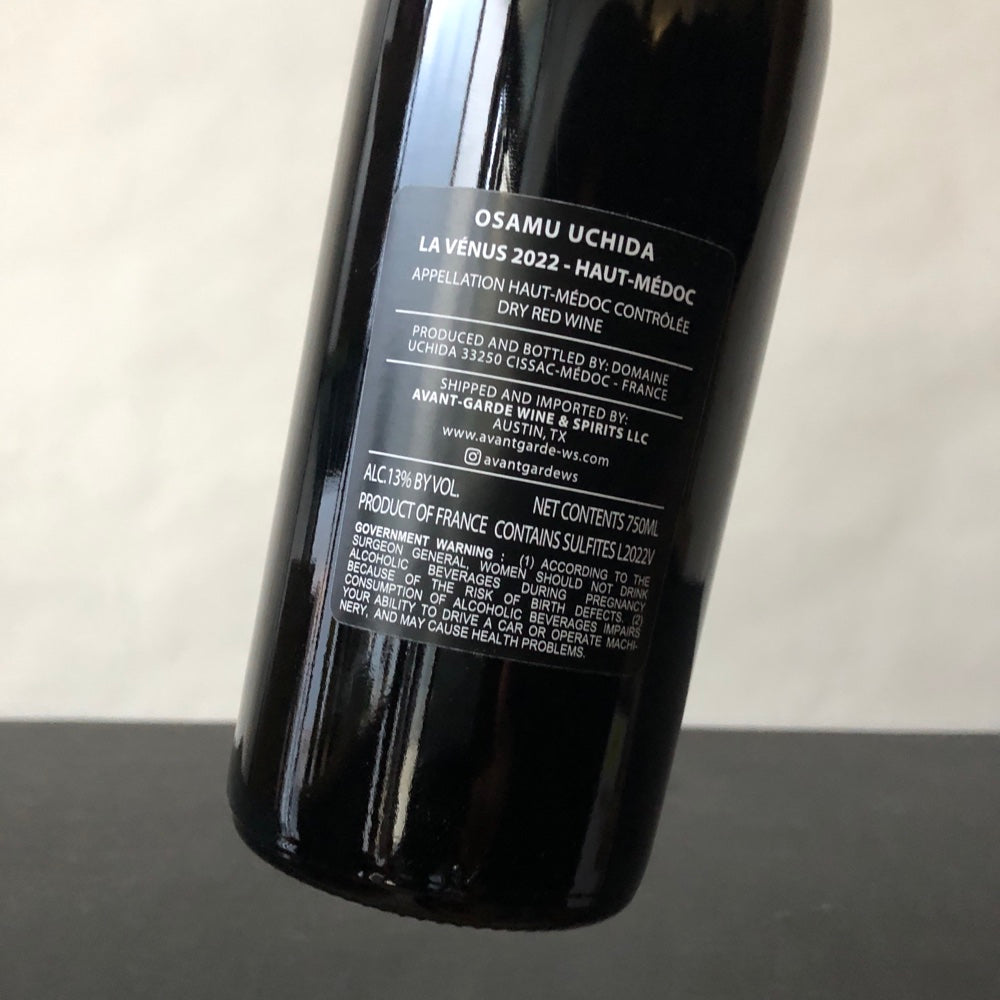 2022 Osamu Uchida Artisanale Cuvee La Venus , Haut-Medoc, France