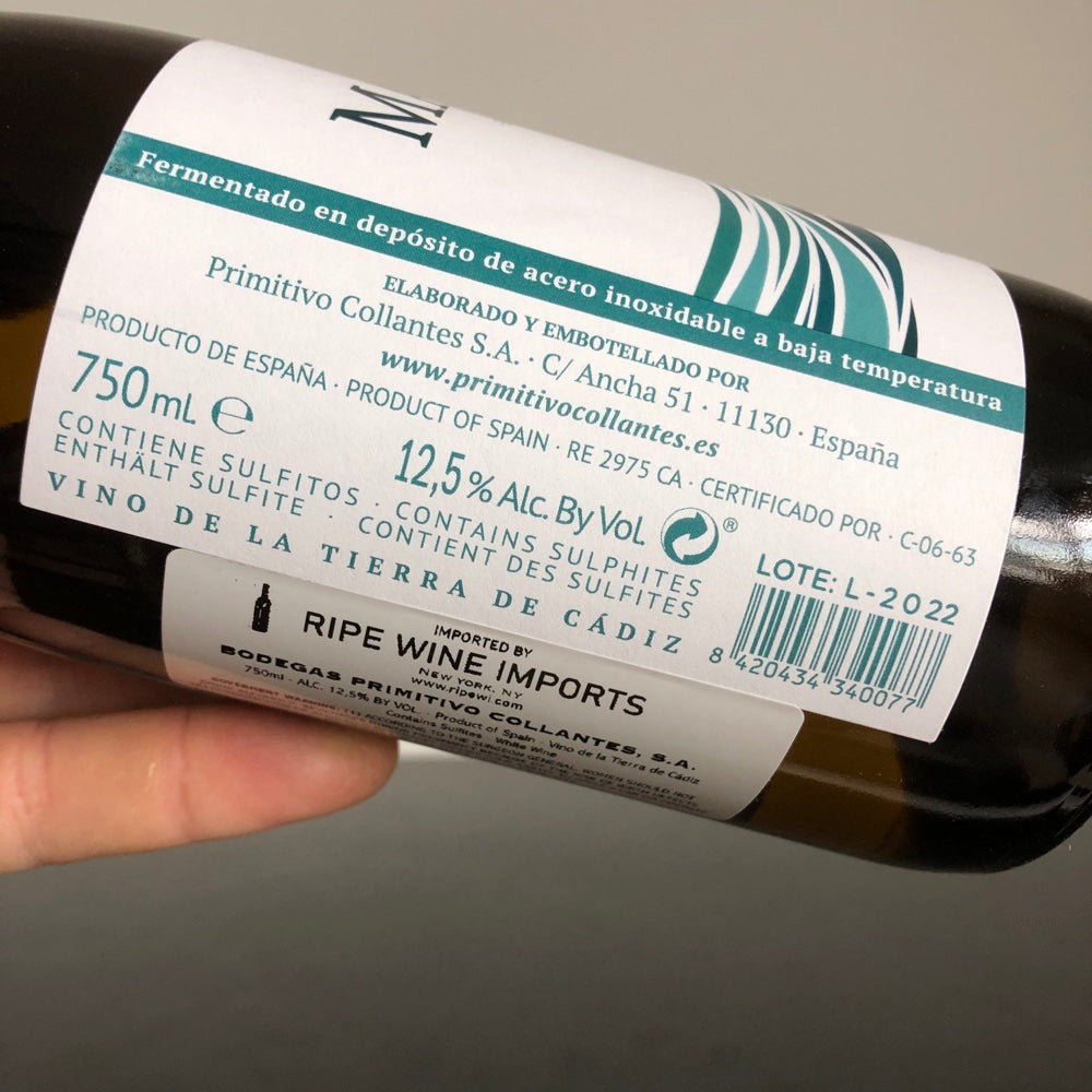2022 Primitivo Collantes, Viña Matalián Blanco, Andalucia, Spain